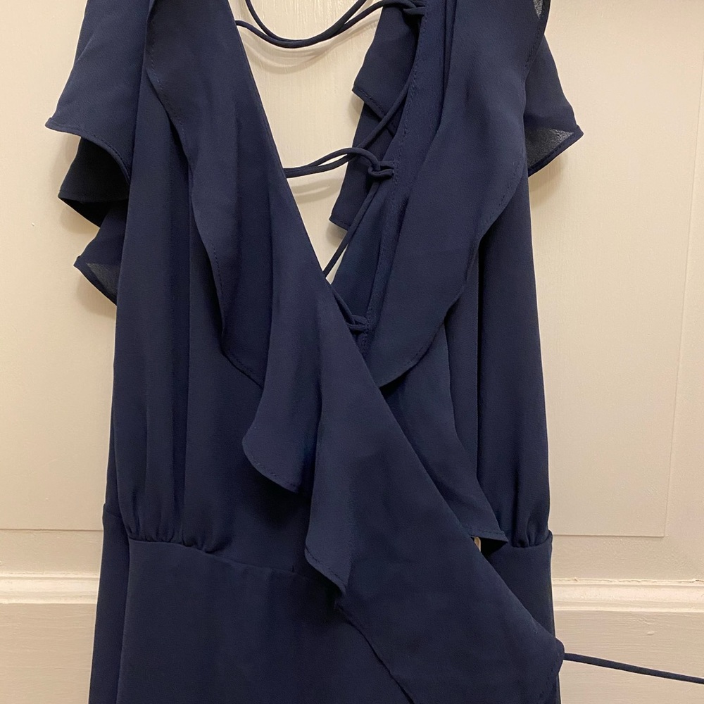 Nordstrom Navy Floor length dress